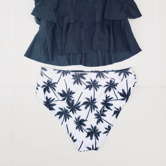 Two Piece Swimming Suits for WomenTankini Swimsuits High Waisted Bathing Suits - Picture 6 of 7